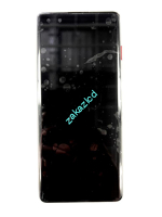 Дисплей с тачскрином Huawei Nova 10 Pro (GLA-LX1) в сборе со средней частью, АКБ, динамиком и вибромотором сервисный оригинал серебро (starry silver)
