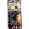 Дисплей с тачскрином Huawei Mate 40 Pro (NOH-NX9) в сборе со средней частью, динамиком и АКБ сервисный оригинал черный (black) - Дисплей с тачскрином Huawei Mate 40 Pro (NOH-NX9) в сборе со средней частью, динамиком и АКБ сервисный оригинал черный (black)