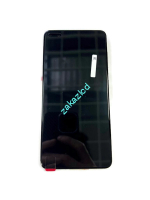 Дисплей с тачскрином Huawei P40 (ANA-NX9) в сборе со средней частью, АКБ, динамиком, вибромотором и датчиком отпечатка пальца сервисный оригинал серебро (ice white)
