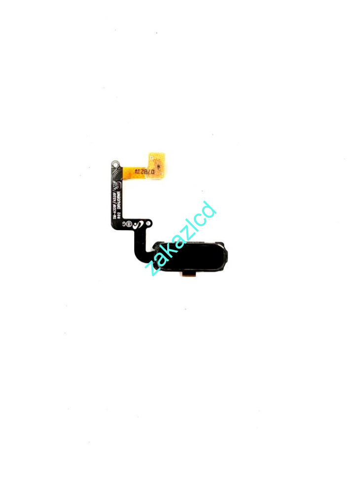 Шлейф Samsung A520F Galaxy A5 2017 кнопка Home с датчиком отпечатка пальца сервисный оригинал черный (black)