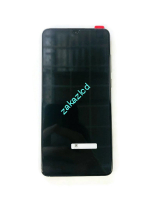 Дисплей с тачскрином Huawei P30 Dual Sim (ELE-L29) в сборе со средней частью, АКБ, динамиком и датчиком отпечатка пальца сервисный оригинал черный (black)
