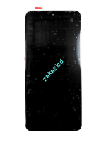 Дисплей с тачскрином Huawei Mate 50 (CET-LX9) в сборе со средней частью, АКБ, динамиком и вибромотором сервисный оригинал черный (black)