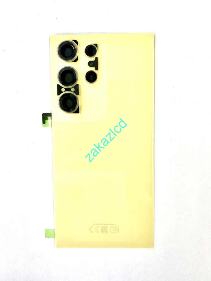Задняя крышка Samsung S928B Galaxy S24 Ultra сервисный оригинал желтый титан (titanium yellow)