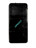 Дисплей с тачскрином Huawei Nova 3i (INE-LX1) в сборе со средней частью, АКБ, динамиком и вибромотором сервисный оригинал черный (black)