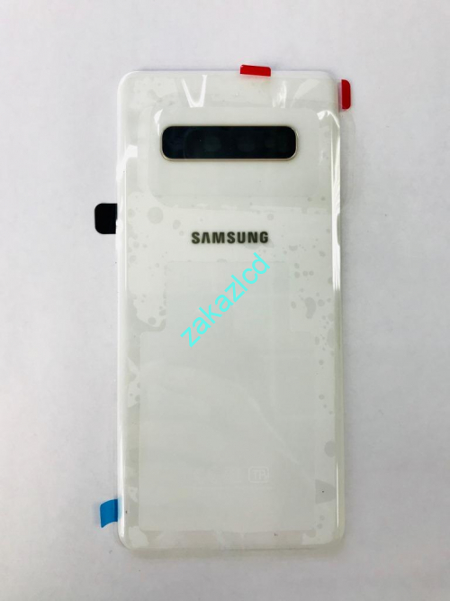 Задняя крышка Samsung G975F Galaxy S10 Plus сервисный оригинал керамическая белая (ceramic white) Задняя крышка Samsung G975F Galaxy S10 Plus сервисный оригинал керамическая белая (ceramic white)