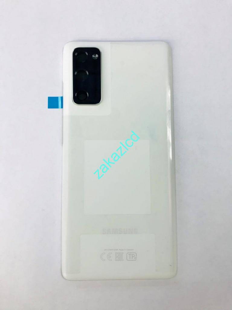 Купить Задняя крышка Samsung G780F Galaxy S20FE сервисный оригинал белая (white)