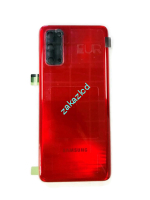 Задняя крышка Samsung G980F Galaxy S20 сервисный оригинал красная (red)