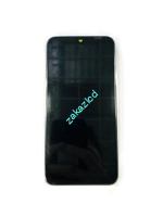 Дисплей с тачскрином Samsung A015F Galaxy A01 (широкий разьем коннектора на шлейфе) сервисный оригинал черный (black) 