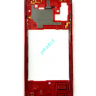 Средняя часть корпуса Samsung A515F Galaxy A51 сервисный оригинал красная (red) - Средняя часть корпуса Samsung A515F Galaxy A51 сервисный оригинал красная (red)