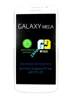 Дисплей с тачскрином Samsung i9152 Galaxy Mega 5.8 сервисный оригинал белый (white)