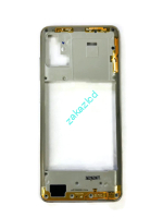Средняя часть корпуса Samsung A515F Galaxy A51 сервисный оригинал белая (white)