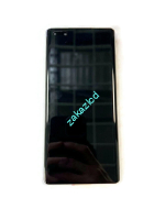 Дисплей с тачскрином Huawei Mate 40 Pro (NOH-NX9) в сборе со средней частью, динамиком и АКБ сервисный оригинал серебро (silver)