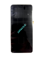 Дисплей с тачскрином Samsung G991F Galaxy S21 сервисный оригинал белый (phantom white)