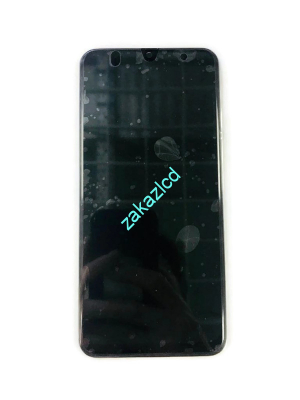 Дисплей с тачскрином Samsung A305F Galaxy A30 сервисный оригинал черный (black)