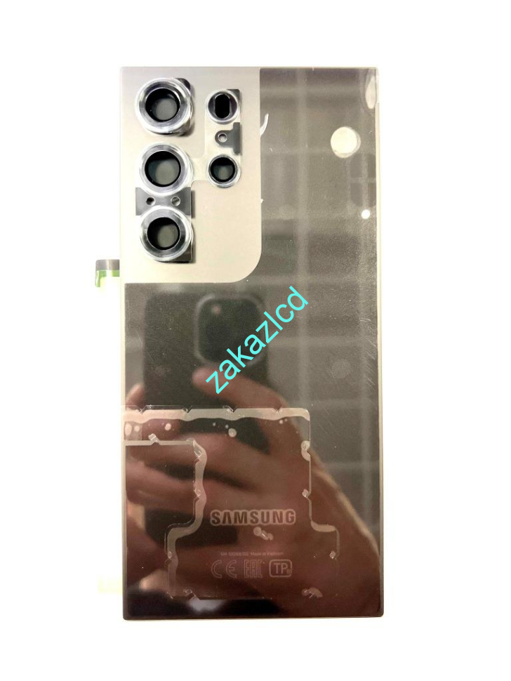 Задняя крышка Samsung S928B Galaxy S24 Ultra сервисный оригинал черная (titanium black)