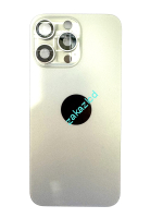 Задняя крышка IPhone 15 Pro Max белая (white) снятая оригинал