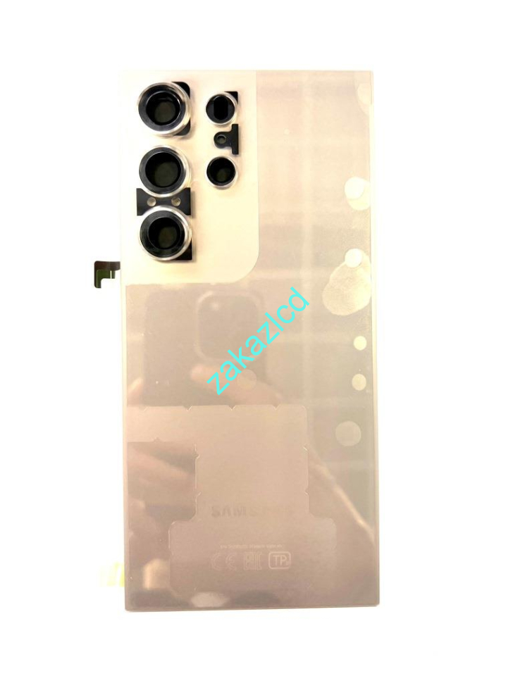 Задняя крышка Samsung S928B Galaxy S24 Ultra сервисный оригинал серый титан (titanium grey)