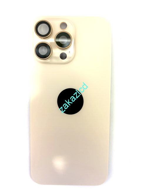 Задняя крышка IPhone 16 Pro Max золото (desert) снятая оригинал Задняя крышка IPhone 16 Pro Max золото (desert) снятая оригинал