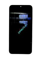 Дисплей с тачскрином Samsung A015 Galaxy A01 (узкий разьем коннектора на шлейфе) оригинал в раме