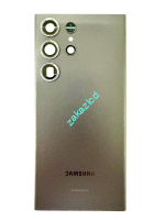 Задняя крышка Samsung S918B Galaxy S23 Ultra оригинал снятая черная (black)