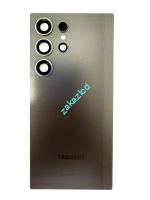 Задняя крышка Samsung S928B Galaxy S24 Ultra оригинал снятая черный титан (black titanium)