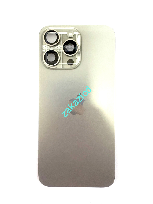 Задняя крышка IPhone 15 Pro Max титан (natural) со шлейфом (оригинал снятая) Задняя крышка IPhone 15 Pro Max титан (natural) со шлейфом (оригинал снятая)