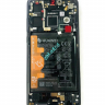 Дисплей с тачскрином Huawei P30 Dual Sim (ELE-L29) в сборе со средней частью, АКБ, динамиком и датчиком отпечатка пальца сервисный оригинал черный (black) - Дисплей с тачскрином Huawei P30 Dual Sim (ELE-L29) в сборе со средней частью, АКБ, динамиком и датчиком отпечатка пальца сервисный оригинал черный (black)