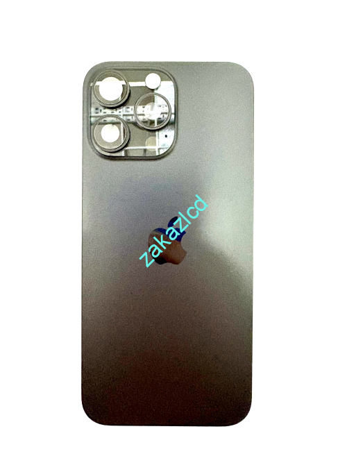 Задняя крышка IPhone 16 Pro Max черная (black) со шлейфом (оригинал снятая) Задняя крышка IPhone 16 Pro Max черная (black) со шлейфом (оригинал снятая)