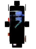 Дисплей с тачскрином Samsung F731B Galaxy Z Flip 5 сервисный оригинал без рамы